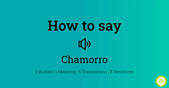 How to say hi in chamorro