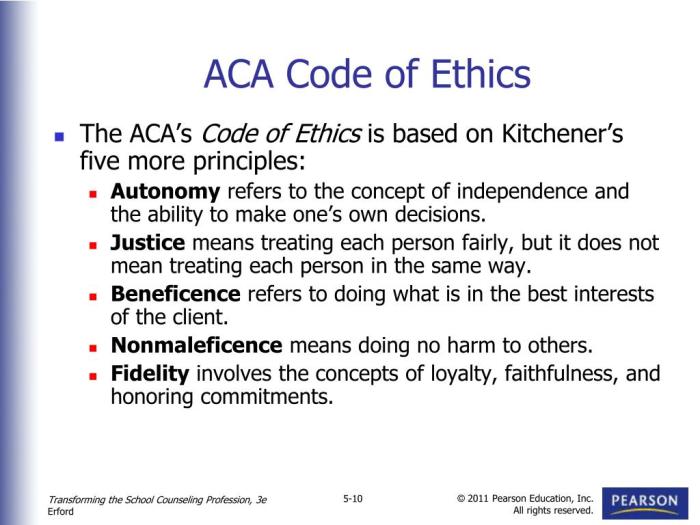 Aca code of ethics dual relationships