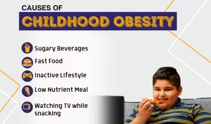 Which statement about the causes of childhood obesity is true