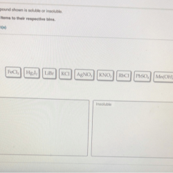 Transcription soluble insoluble compound determine